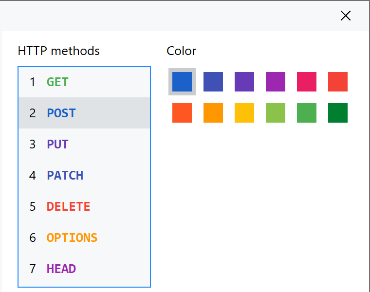 Custom HTTP methods in NativeRest (REST Client)